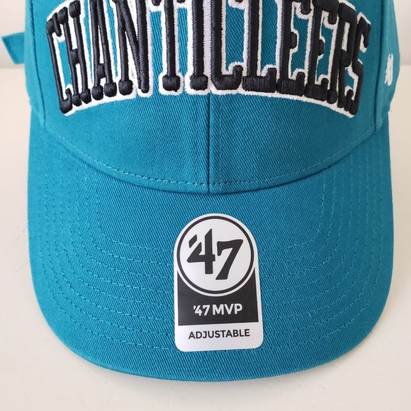 Coastal Carolina Chanticleers Hat Cap Strap Back Teal 47 MVP NCAA Mens - Picture 4 of 12